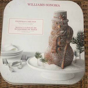 Williams Sonoma Snowman Cake Pan